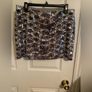Sequin short skirt